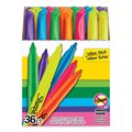 Sharpie Pocket Style Highlighters, Assorted Ink Colors, Chisel Tip, Assorted Barrel Colors, PK36 PK 2134497